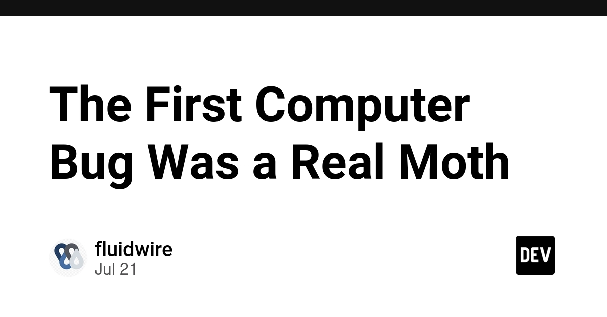 The First Computer Bug Was a Real Moth