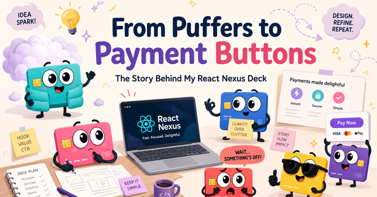 From Puffers to Payment Buttons: The Story Behind My React Nexus Deck