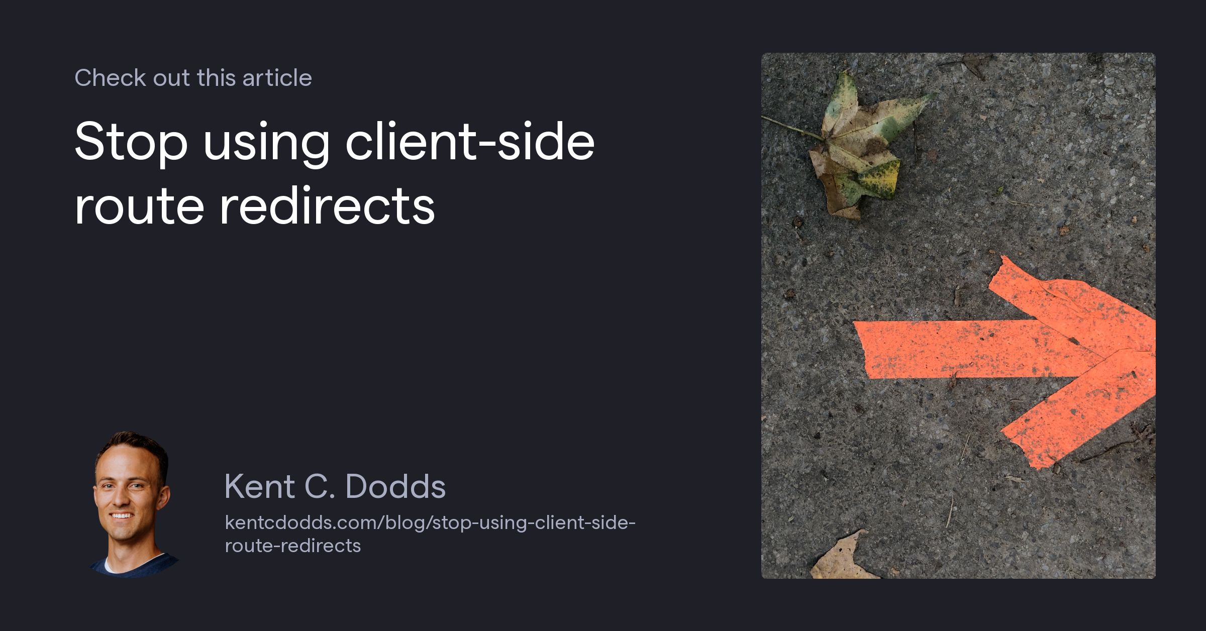 Stop using client-side route redirects