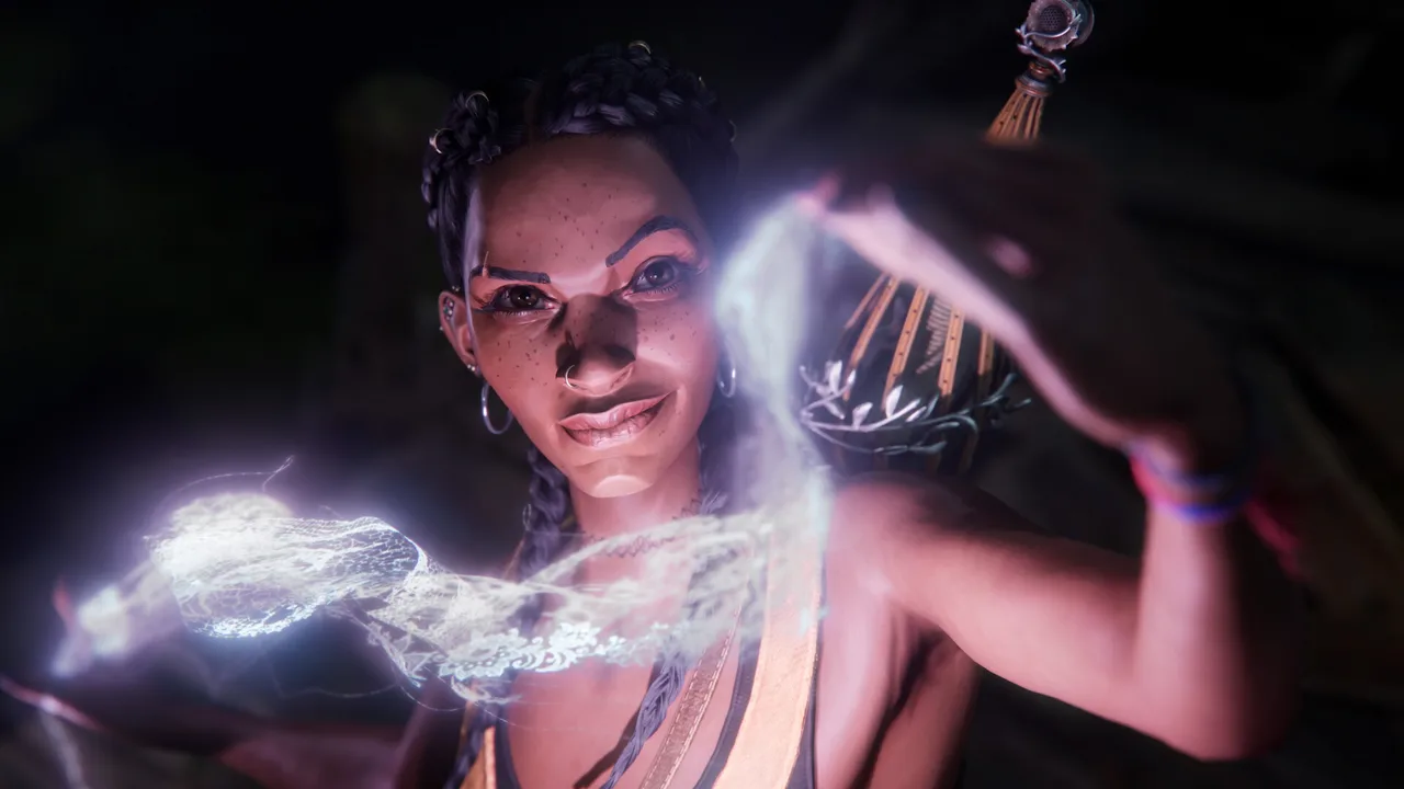 The protagonist of South of Midnight smiles while using her powers