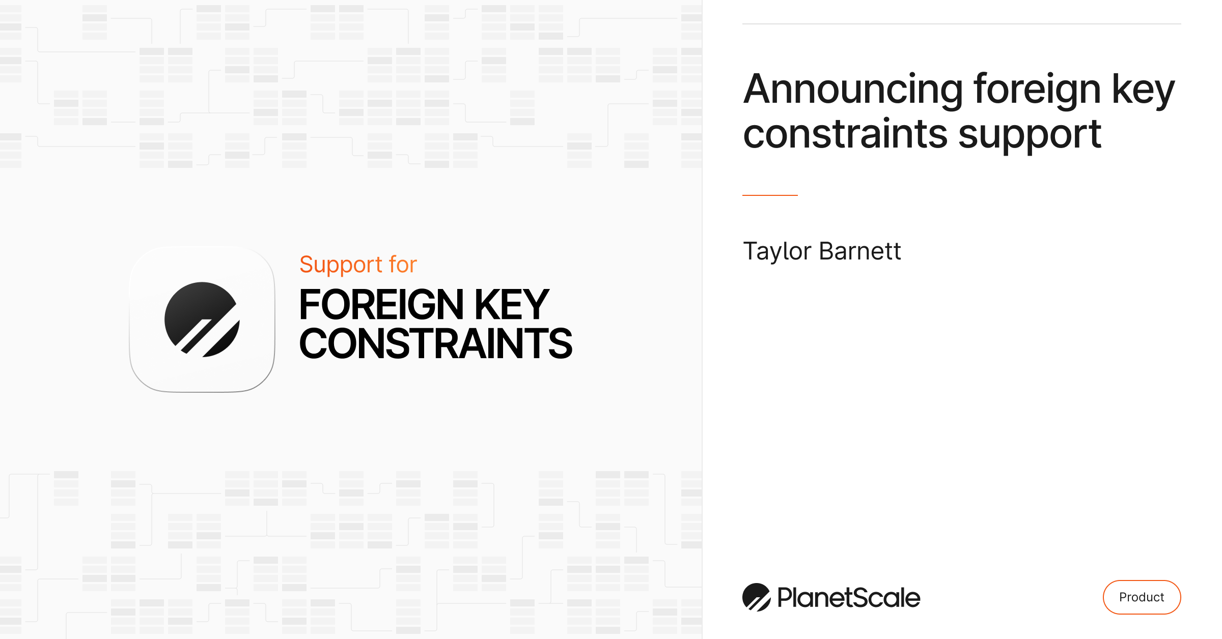 Announcing foreign key constraints support
