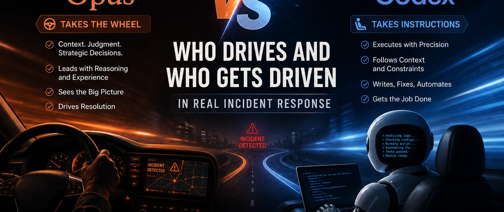 Cover image for Claude Opus vs GPT Codex: Who Drives and Who Gets Driven in Real Incident Response