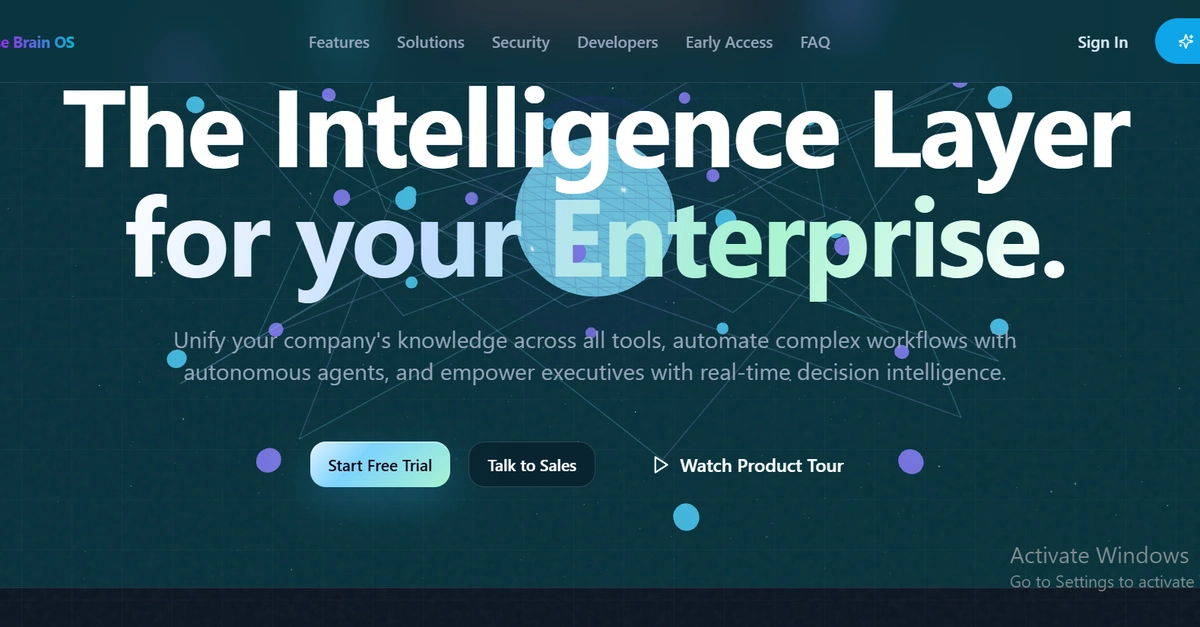 Building Enterprise Brain OS: Creating an AI Operating System for Modern Enterprises