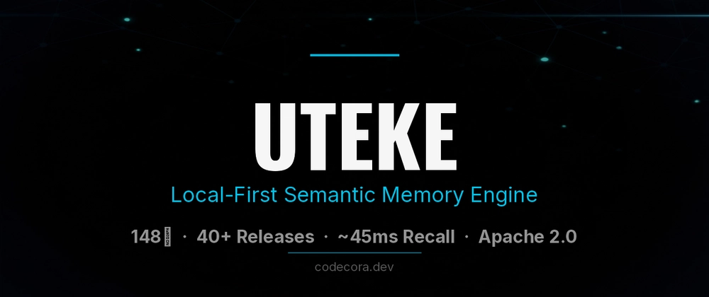 Cover image for I built a memory engine for AI agents. No cloud required.
