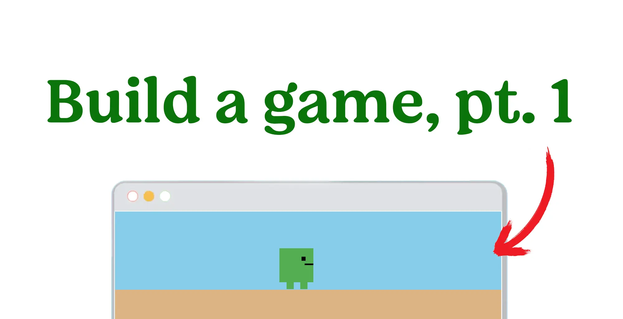 Build a dinosaur runner game with Deno, pt. 1