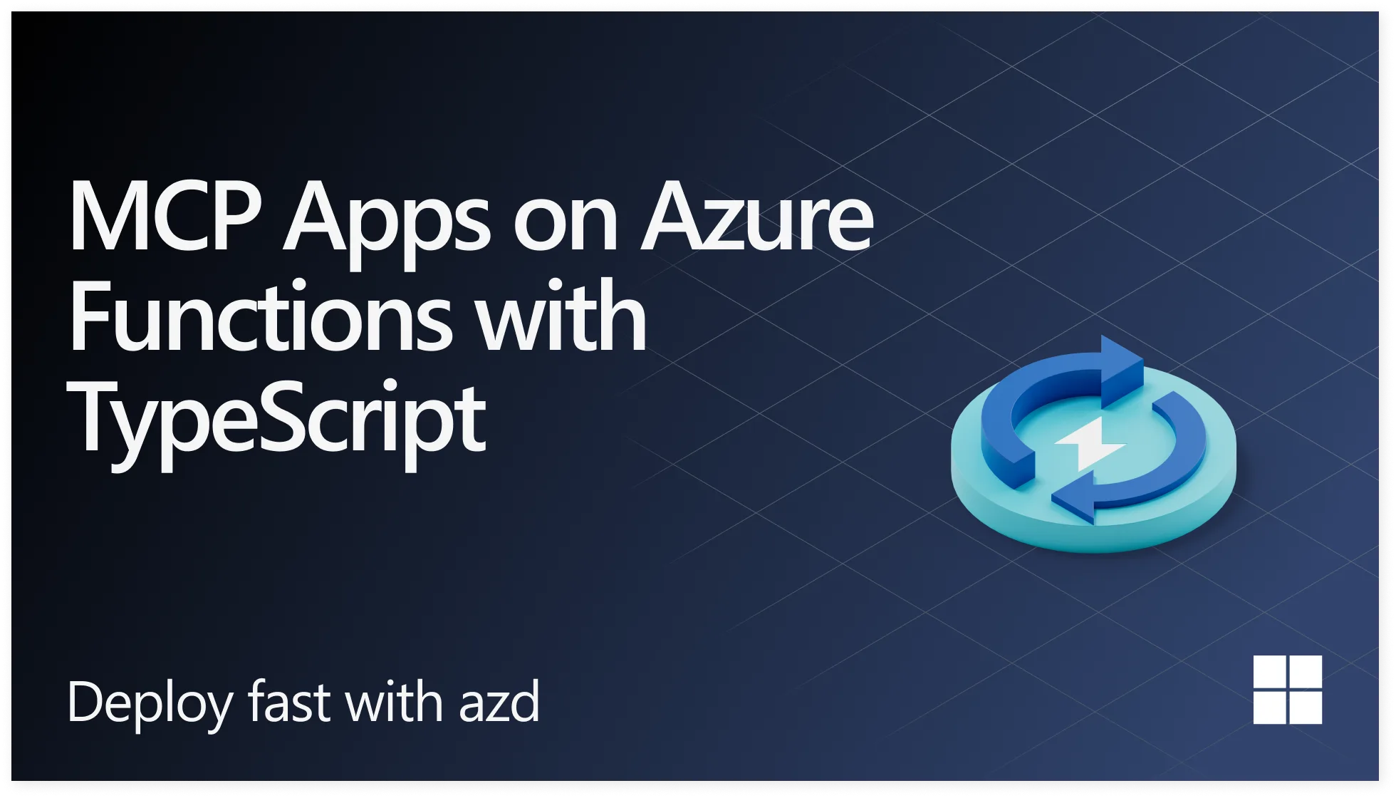 MCP Apps on Azure Functions: Quickstart with TypeScript