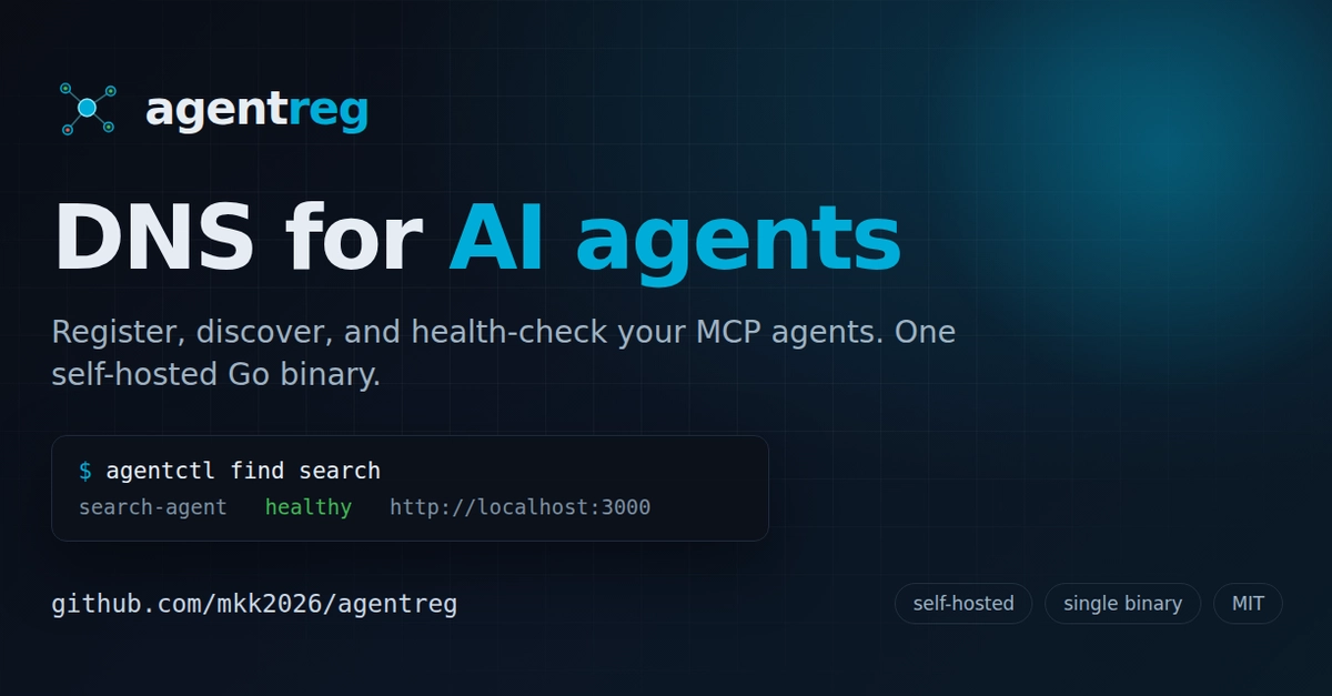 I built a discovery layer for AI agents because mine kept getting lost