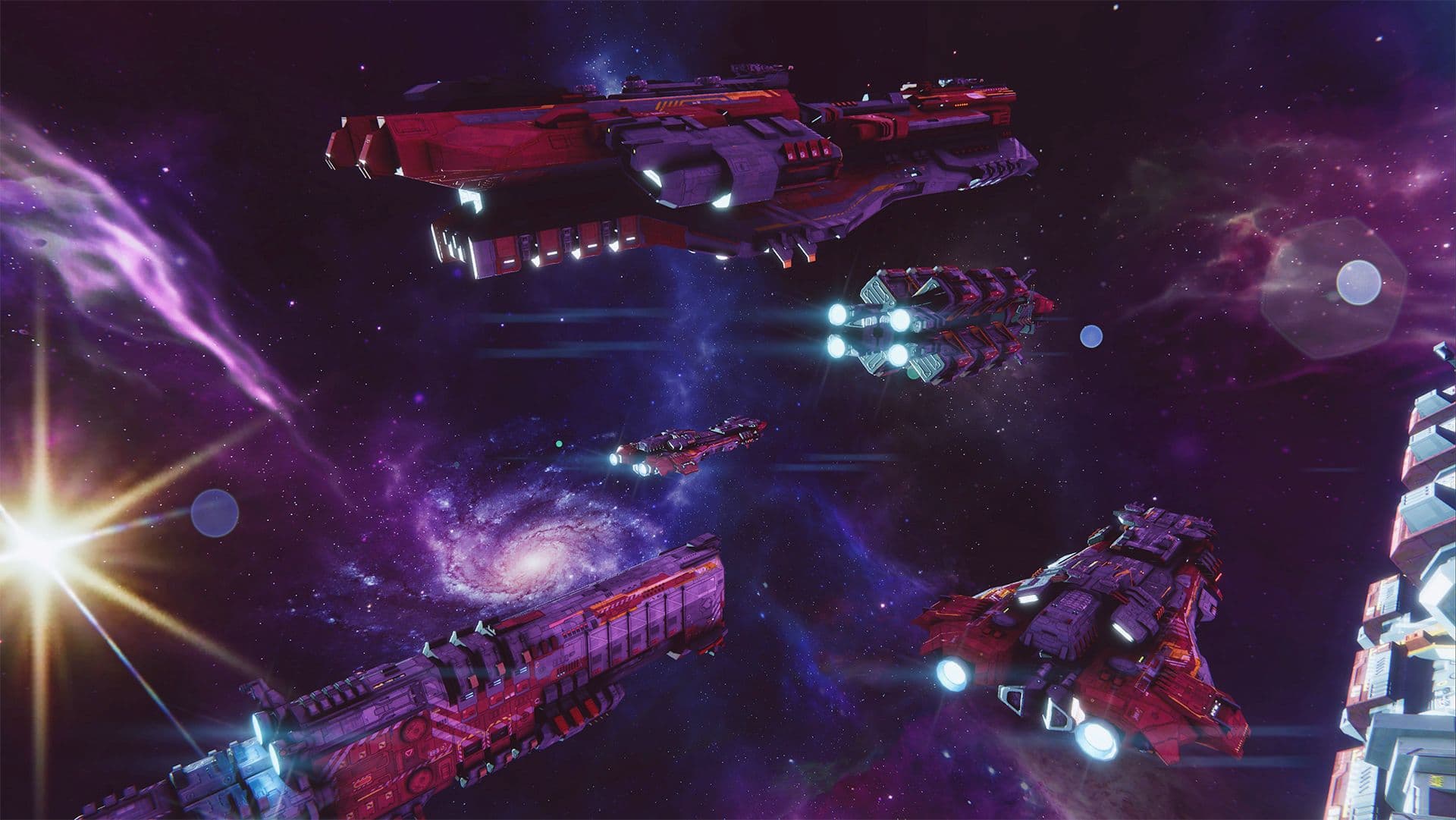 Spaceships battling in space - made in Unity