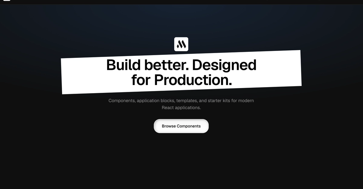 I Built Another React UI Library — Here's Why