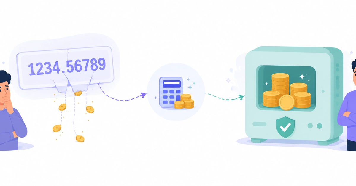 I once watched a fintech app lose money to 0.1 plus 0.2, here is how NestJS stops that nightmare