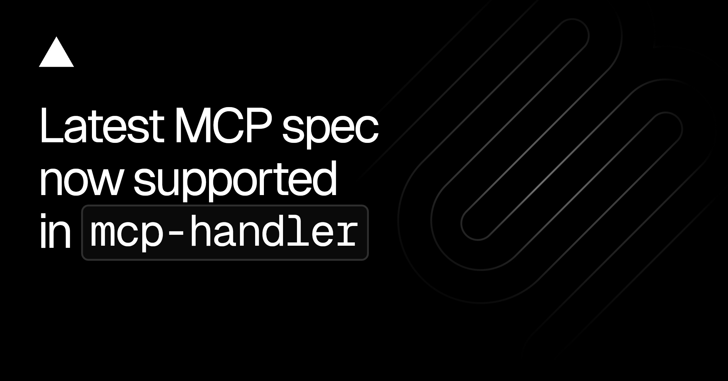 Latest MCP spec now supported in mcp-handler
