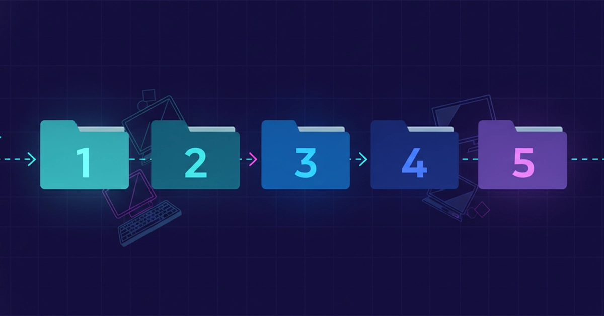 One folder shape for every course: a lifecycle monorepo convention