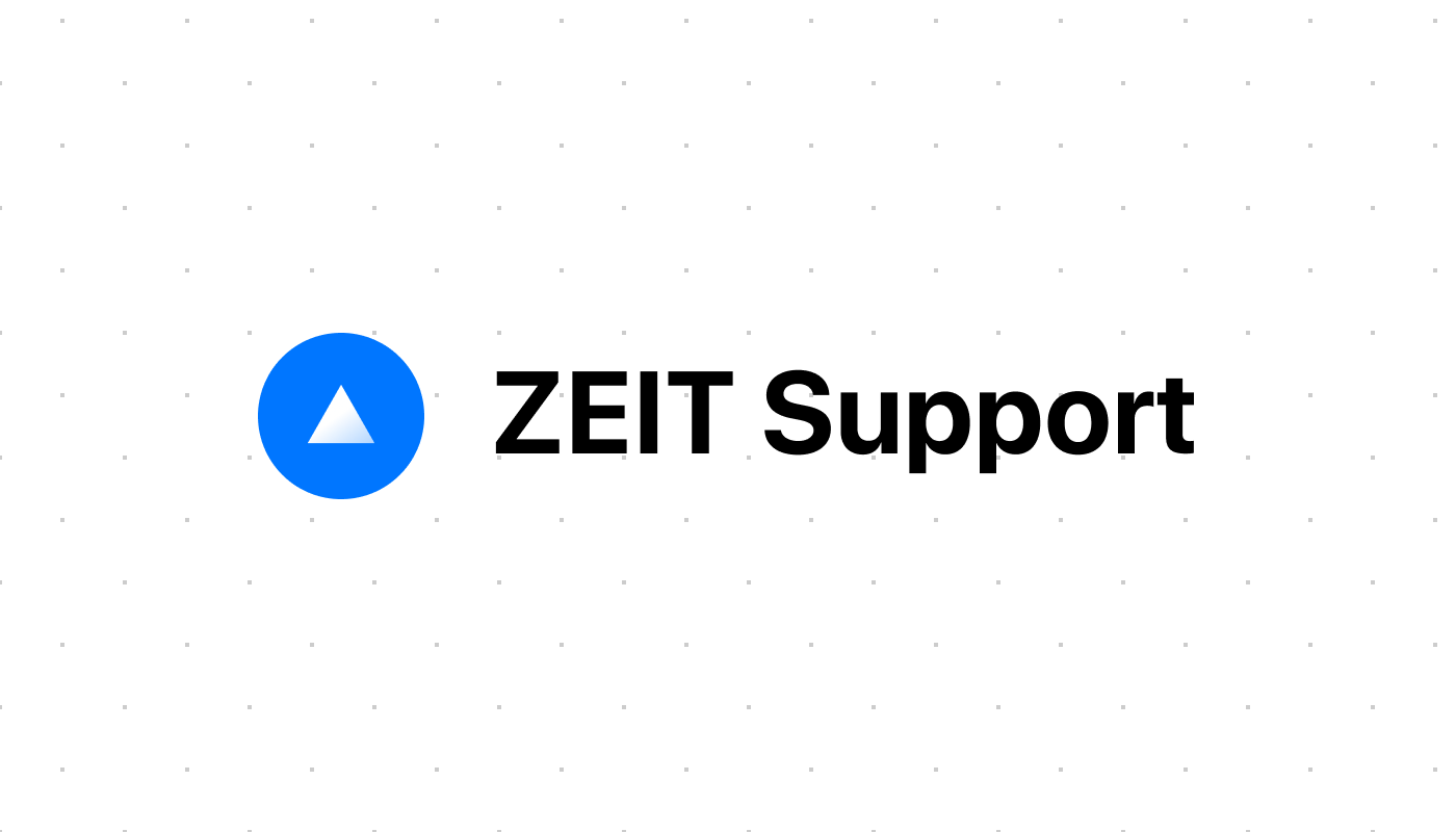 Get support from the dashboard