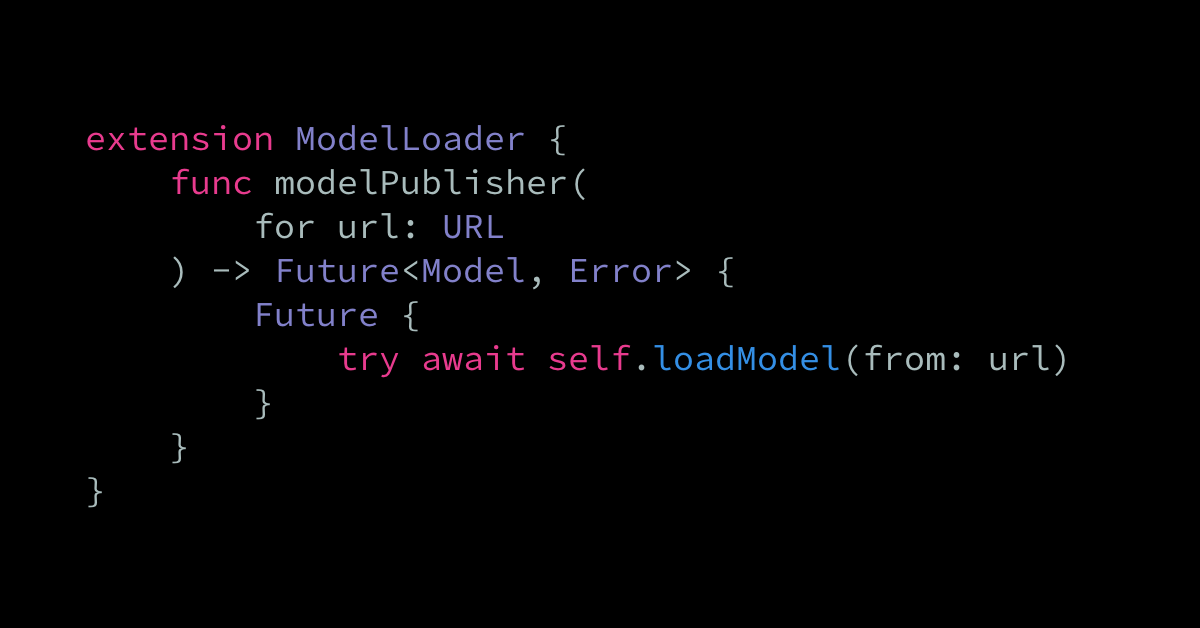 Creating Combine-compatible versions of async/await-based APIs