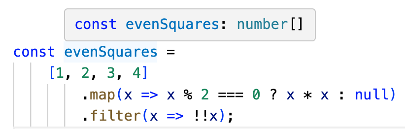 code sample passing type checker.