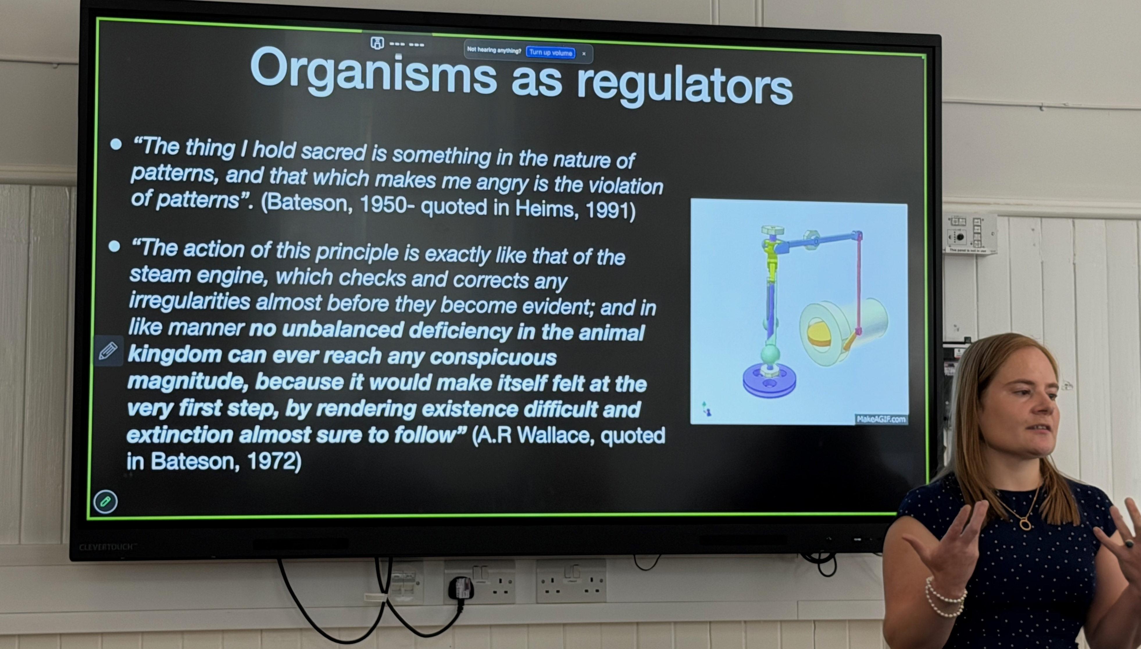 Kathryn Nave describing how organisms also function as ecosystem regulators