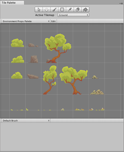 Image example of the new Tile Palette