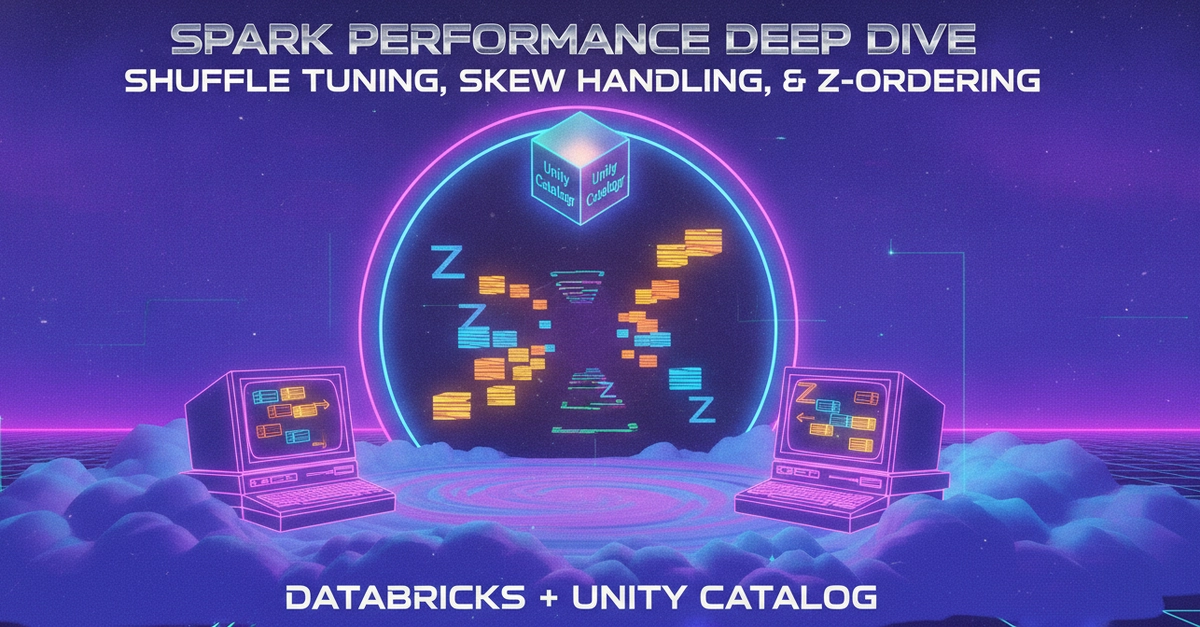 Spark Performance Deep Dive on Databricks: Shuffle Tuning, Skew Handling, and Z-Ordering with Delta Lake + Unity Catalog