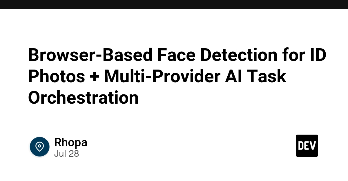 Building a Browser-Based ID Photo Maker: Face Detection, Head Estimation & Background Removal