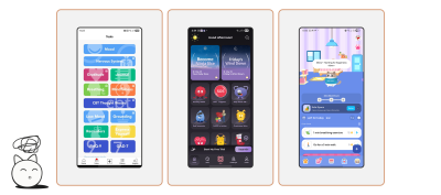 Visually rich home screens