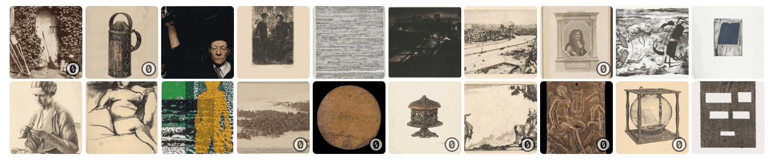 Render of art in a table