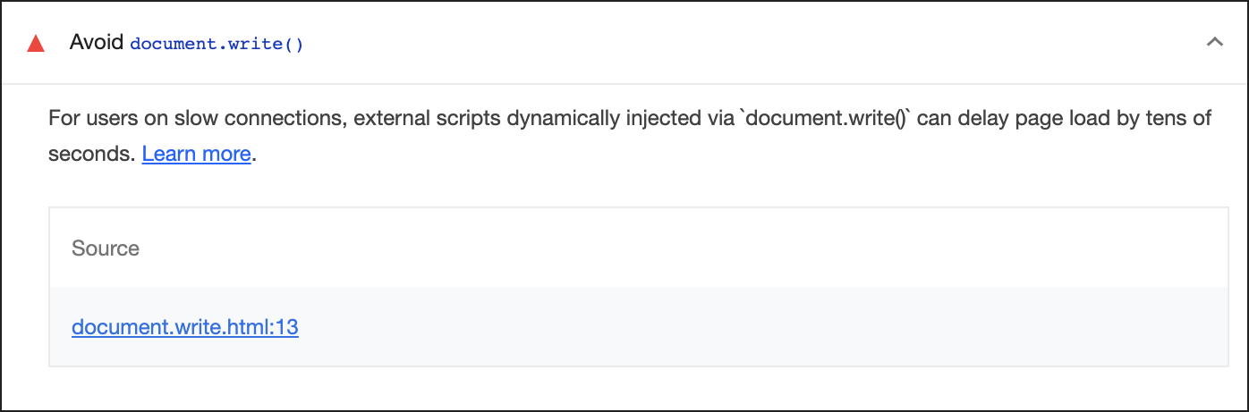 Why Not document.write()?