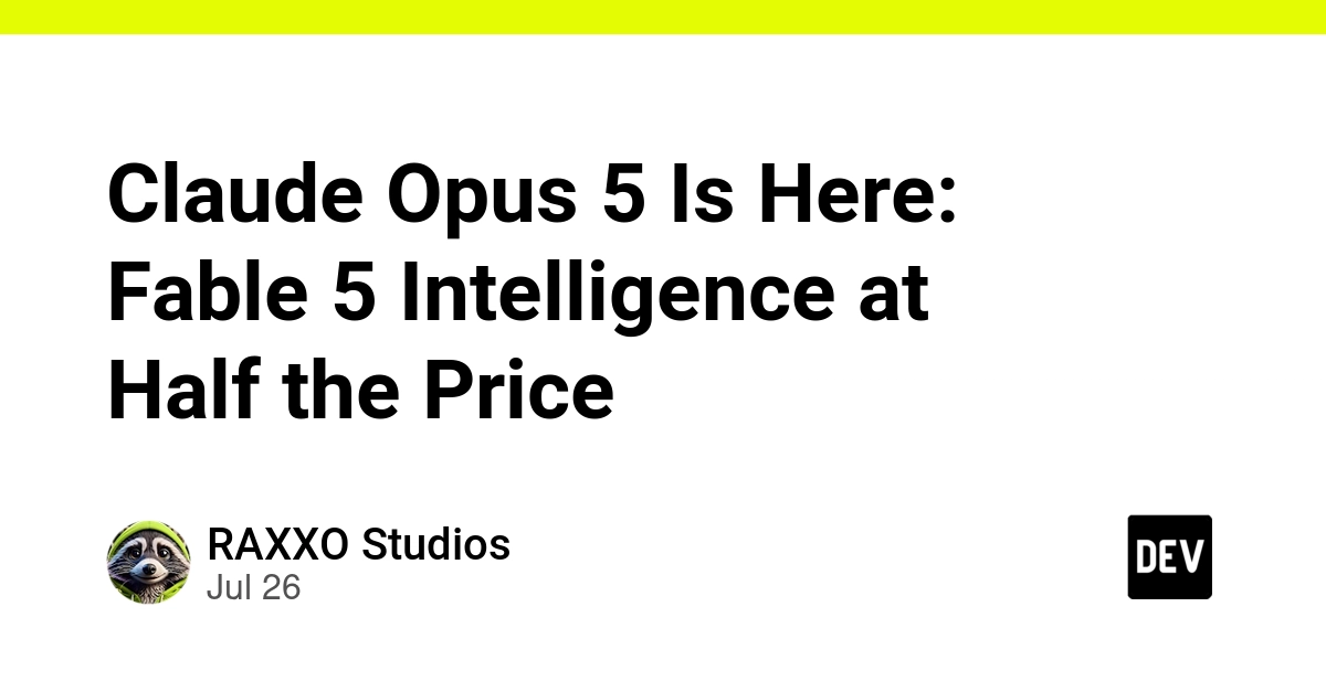 Claude Opus 5 Is Here: Fable 5 Intelligence at Half the Price