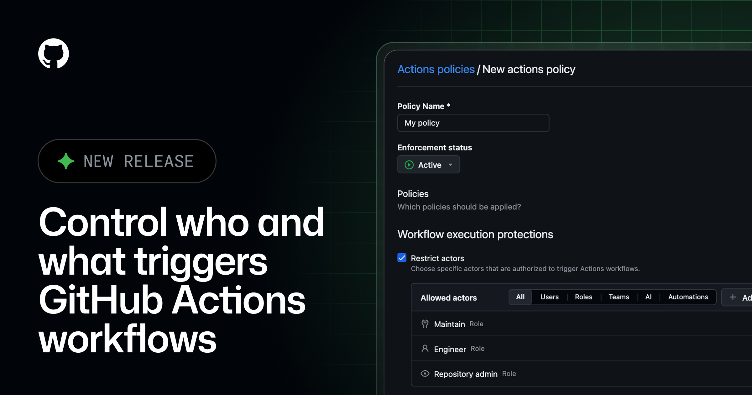 Control who and what triggers GitHub Actions workflows