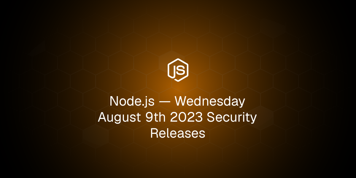 Wednesday August 9th 2023 Security Releases