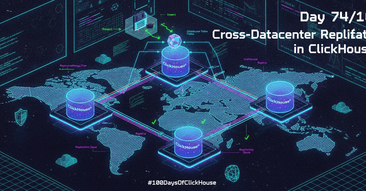 Day 74/100 - Cross-Datacenter Replication in ClickHouse®