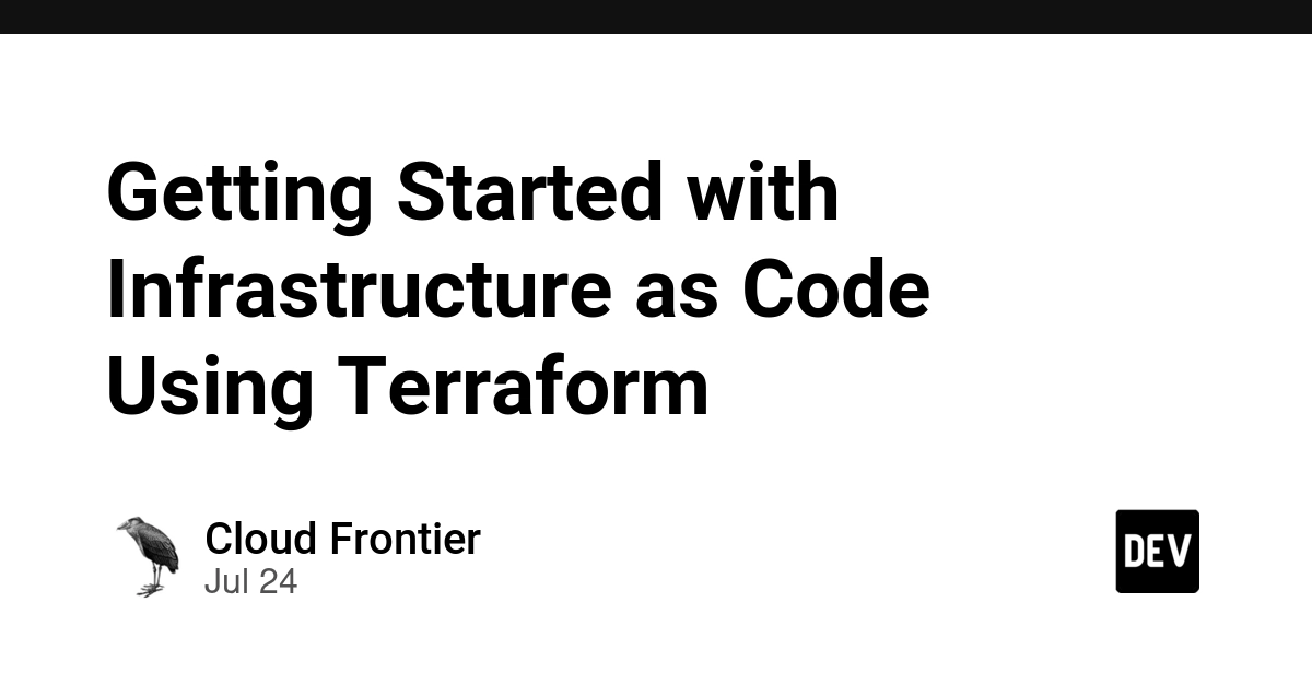 Getting Started with Infrastructure as Code Using Terraform