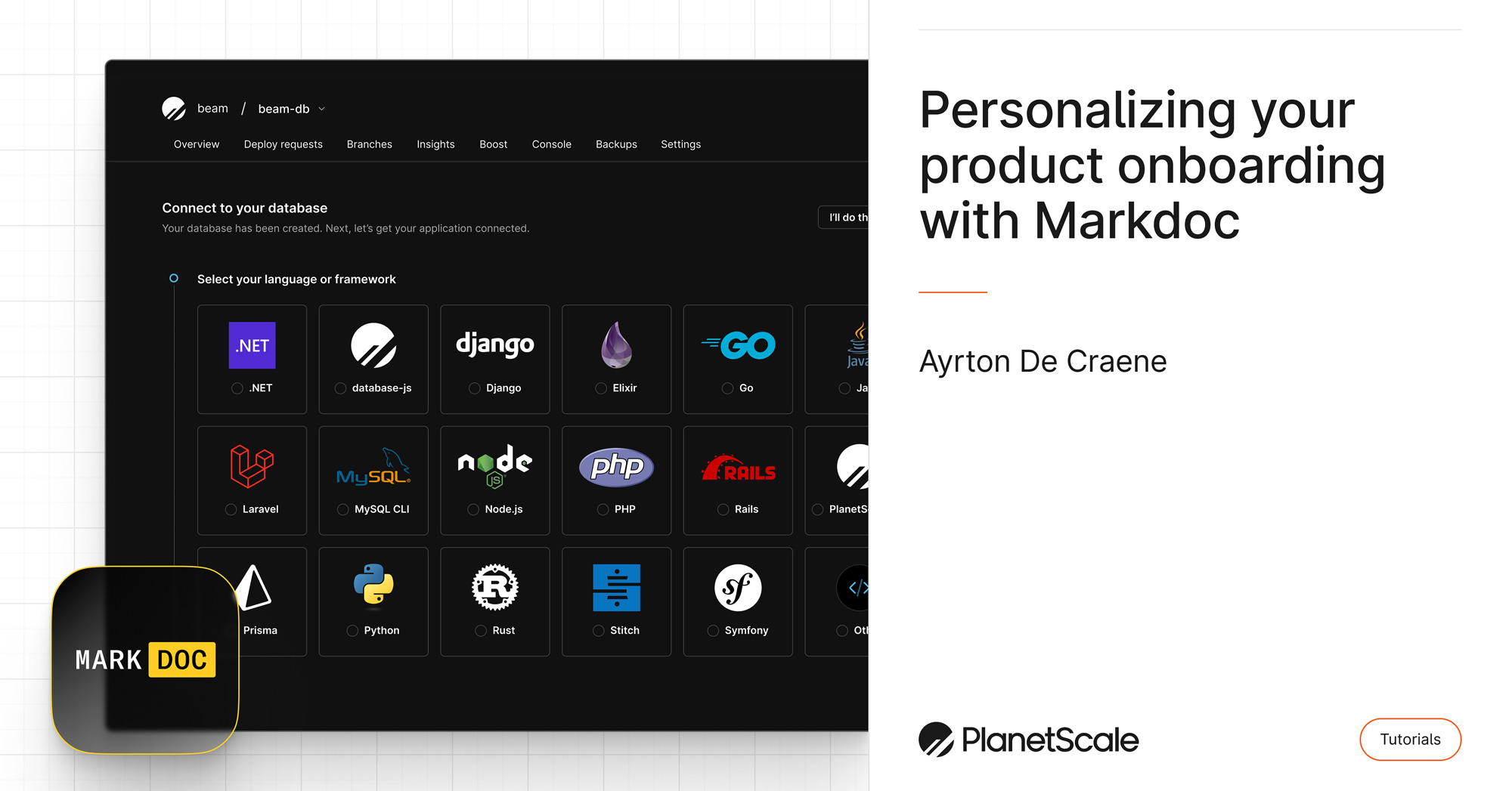 Personalizing your onboarding with Markdoc