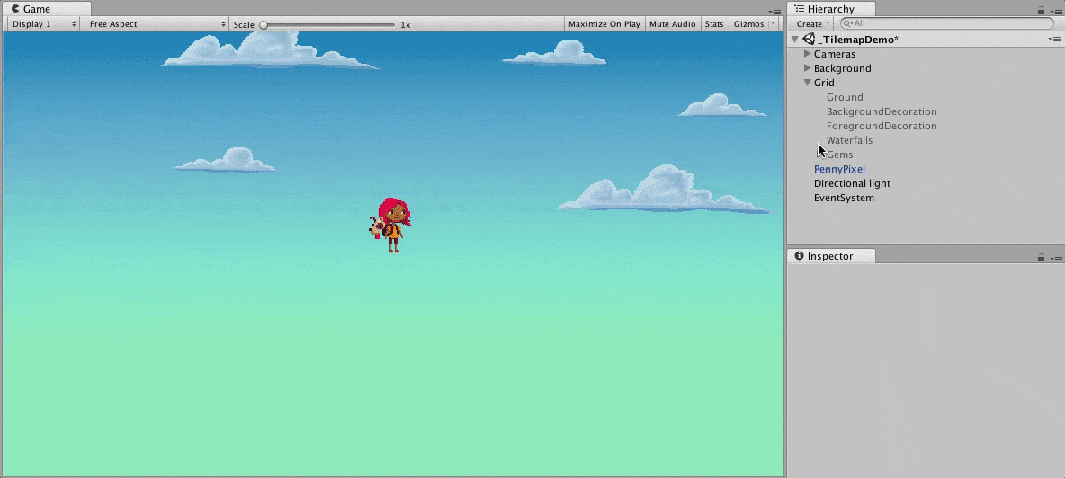 Image showing example of multiple layers of different Tiles