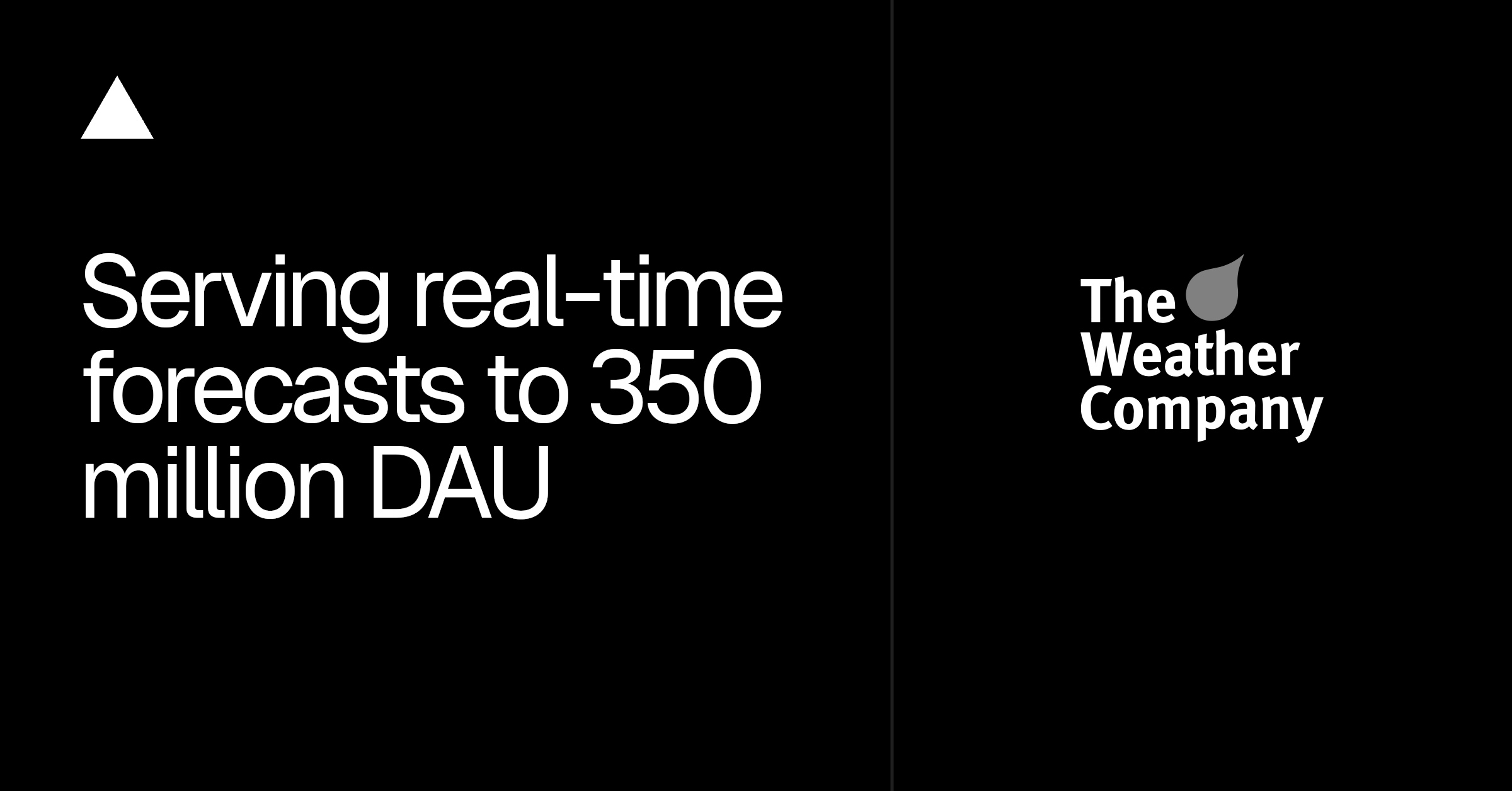 How the Weather Company serves real-time forecasts to 350 million daily active users on Vercel