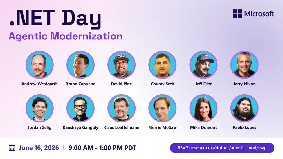 Join us for .NET Day of Agentic Modernization