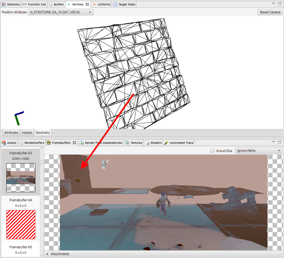 Brickwork sample at 2064 vertices