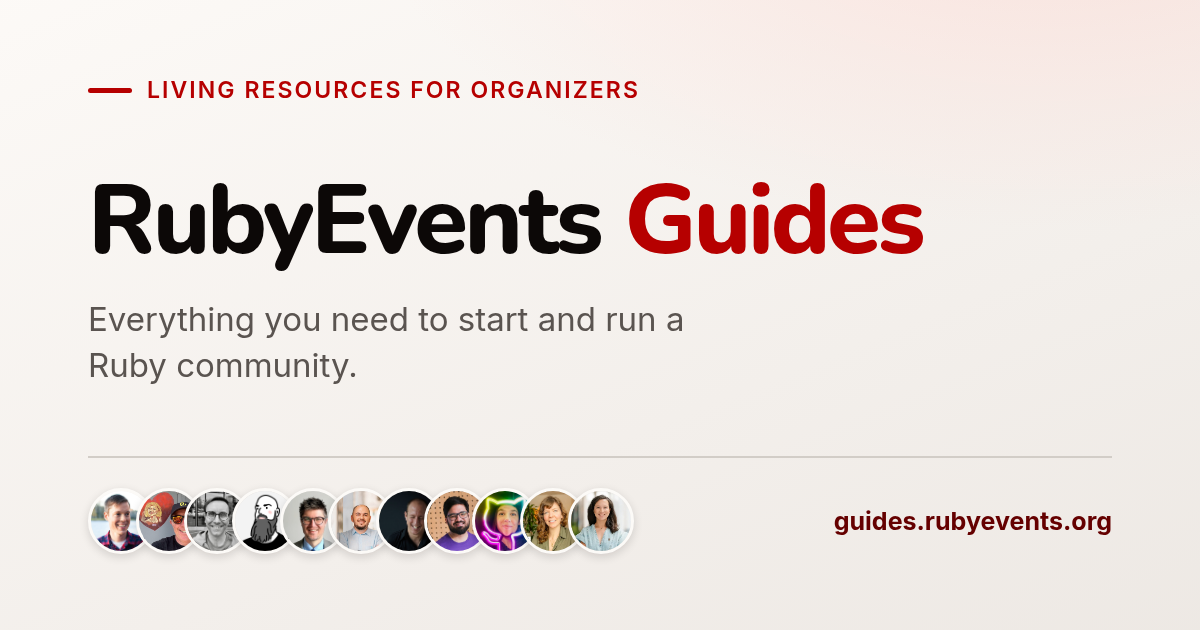 How to Organize a Ruby Conference