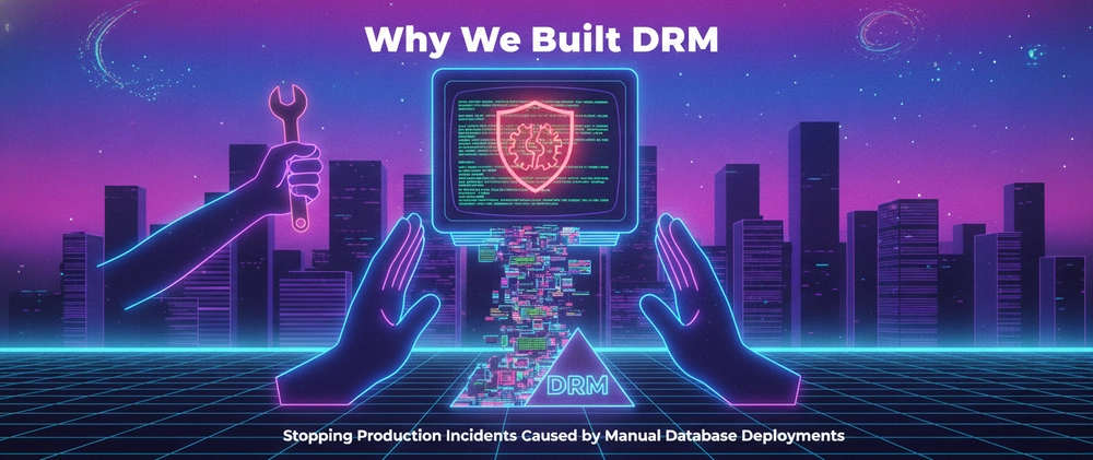 Cover image for # Why We Built DRM: Stopping Production Incidents Caused by Manual Database Deployments *By Alexey Levin & Eli Shohat, co-founders of D-Band* ---