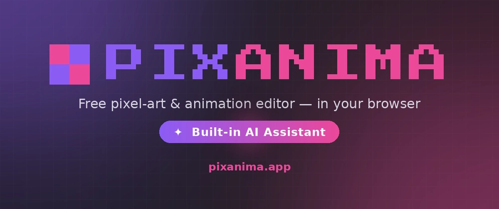 Cover image for I built a browser-based pixel-art & animation editor with Vue, Laravel and AI