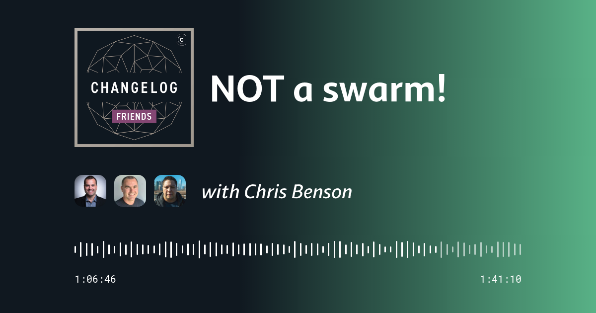 NOT a swarm!