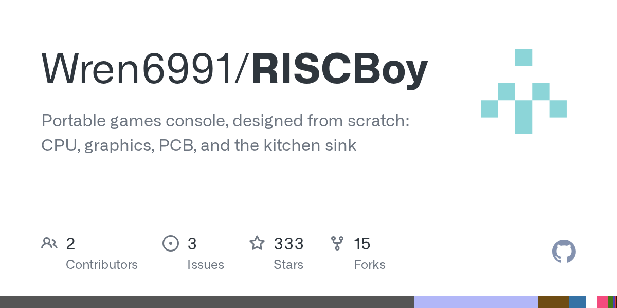RISCBoy RISC-V homebrew portable game console