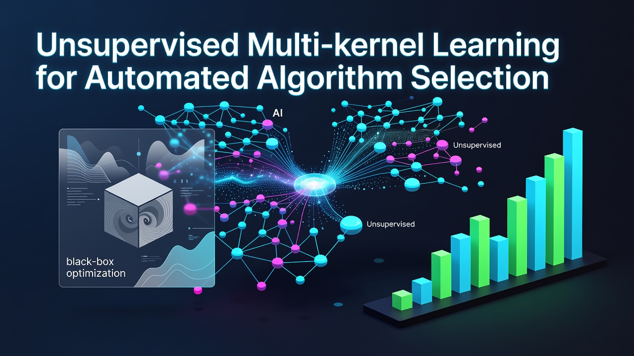Unsupervised Multi-kernel Learning for Automated Algorithm Selection