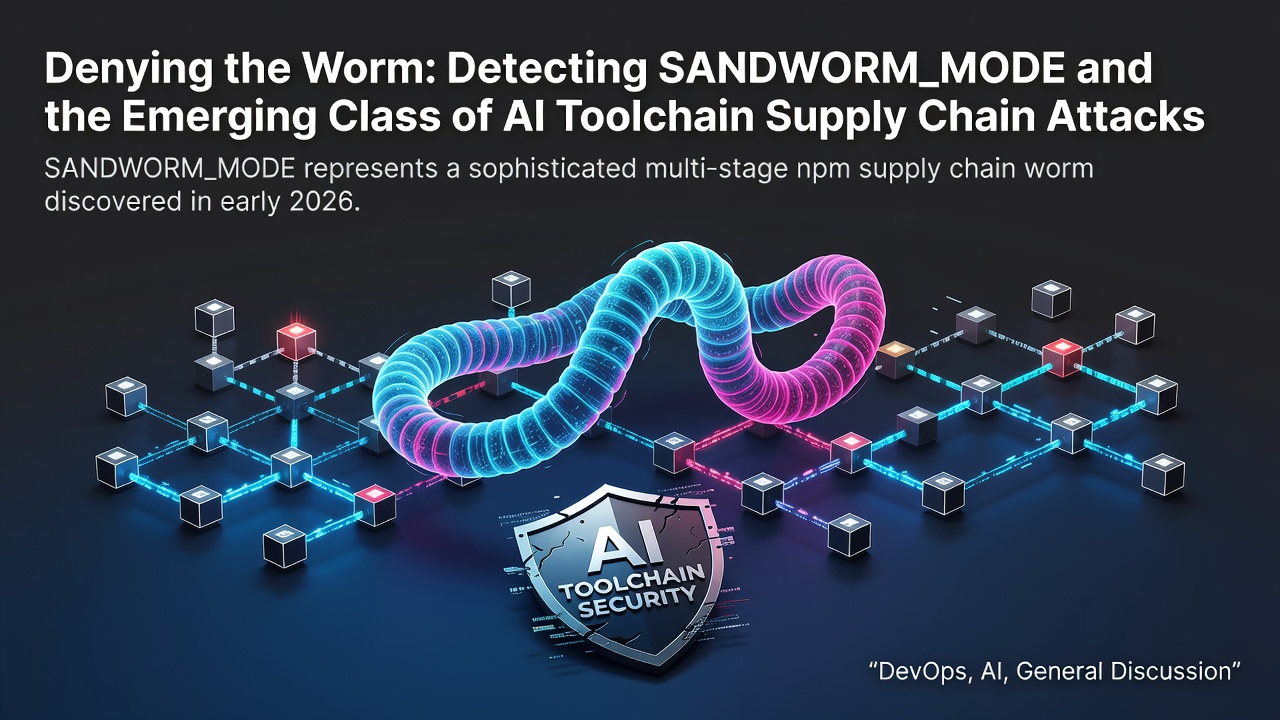 Denying the Worm: Detecting SANDWORM_MODE and the Emerging Class of AI Toolchain Supply Chain Attacks