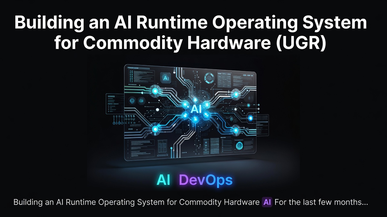 Building an AI Runtime Operating System for Commodity Hardware (UGR)
