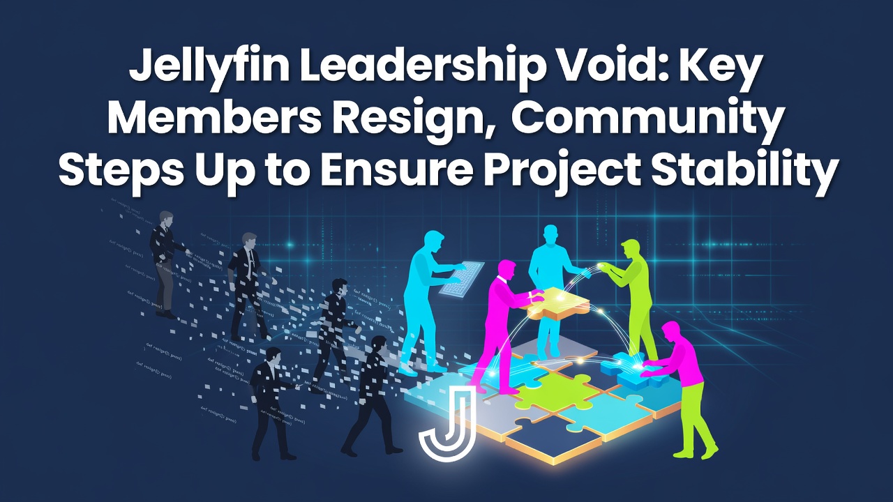 Jellyfin Leadership Void: Key Members Resign, Community Steps Up to Ensure Project Stability