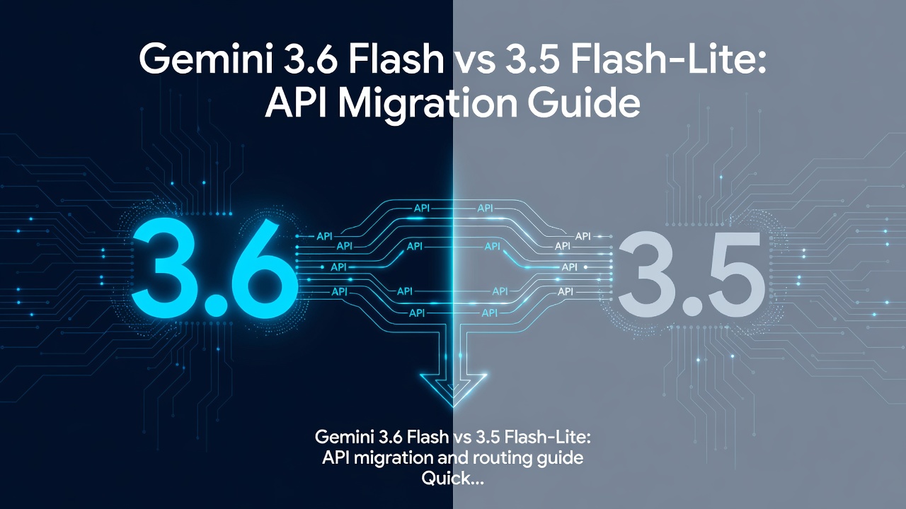 Gemini 3.6 Flash vs 3.5 Flash-Lite: API Migration Guide