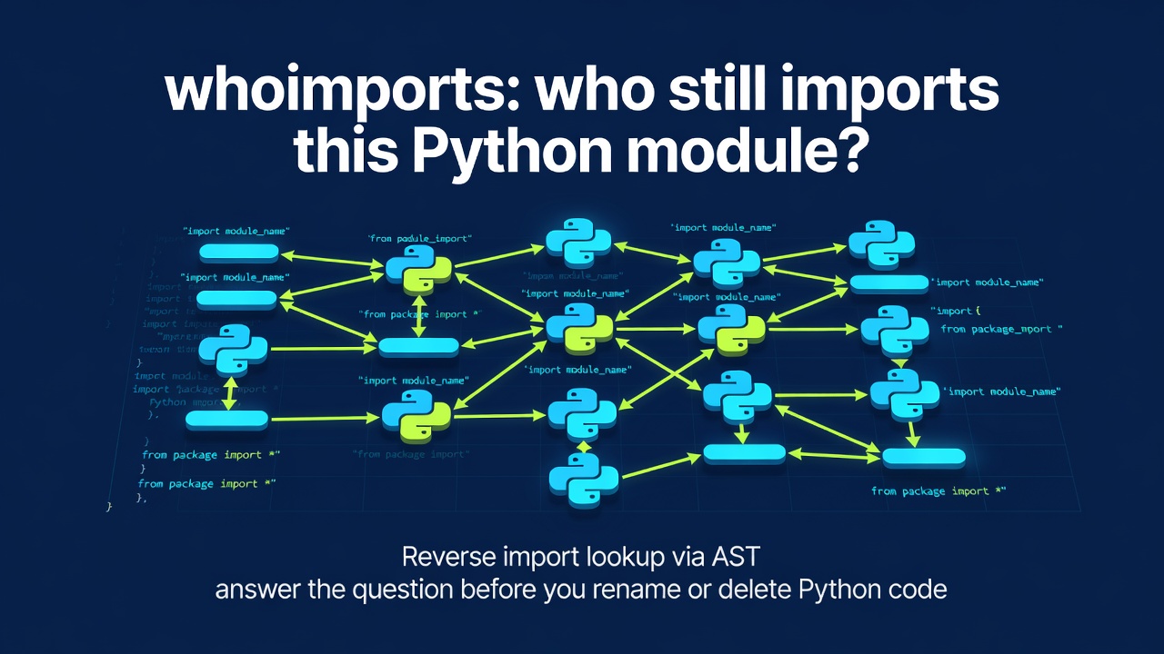 whoimports: who still imports this Python module?
