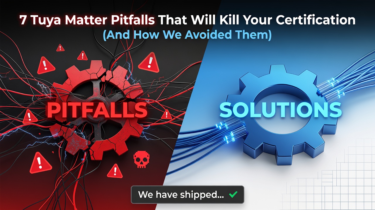 7 Tuya Matter Pitfalls That Will Kill Your Certification (And How We Avoided Them)