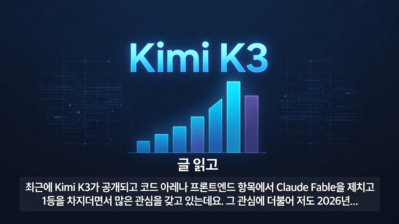 Kimi K3: Open Frontier Intelligence 글 읽고