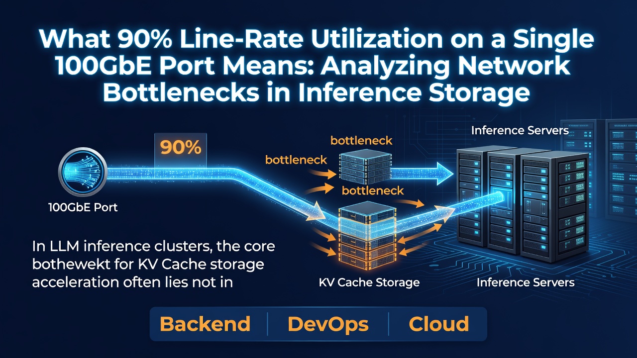 What 90% Line-Rate Utilization on a Single 100GbE Port Means: Analyzing Network Bottlenecks in Inference Storage